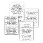 Simon Says Stamp SENTIMENT STRIPS BIRTHDAYS sssg131024
