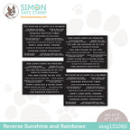 Simon Says Stamp Sentiment Strips REVERSE SUNSHINE AND RAINBOWS sssg131060