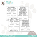 Simon Says Stamp Sentiment Strips MERRIEST CHRISTMAS sssg131071