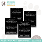 Simon Says Stamp Sentiment Strips REVERSE FROM ALL OF US sssg131078 *