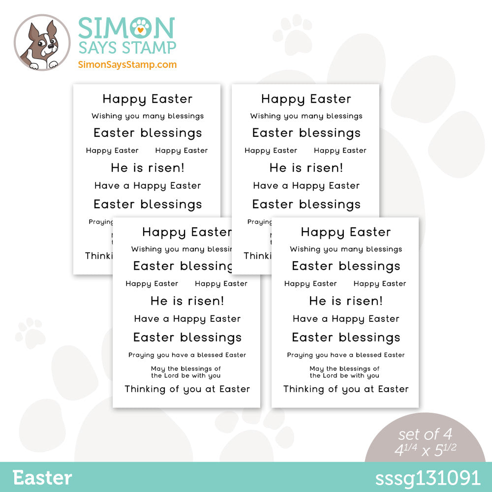 Simon Says Stamp Sentiment Strips EASTER sssg131091