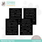 Simon Says Stamp Sentiment Strips REVERSE YAY YOU sssg131102 *