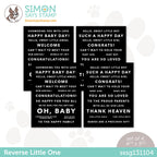 Simon Says Stamp Sentiment Strips REVERSE LITTLE ONE sssg131104