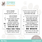 Simon Says Stamp Sentiment Strips BE YOU sssg131109 *