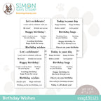 Simon Says Stamp Sentiment Strips BIRTHDAY WISHES sssg131121