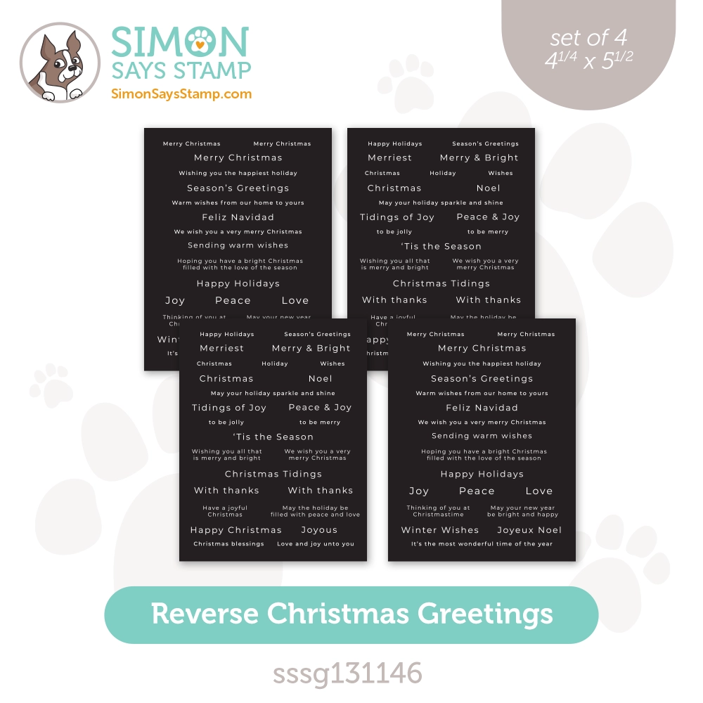 Simon Says Stamp Sentiment Strips Christmas Greetings sssg131146 All The Joy