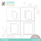 Simon Says Stamp Set of 4 Stencils and 4 A2 MASKS ssst121492