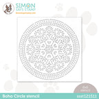 Simon Says Stamp Stencil BOHO CIRCLE ssst121511