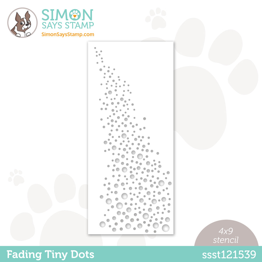 Simon Says Stamp Stencil FADING TINY DOTS ssst121539