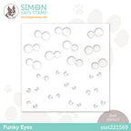 Simon Says Stamp Stencil FUNKY EYES ssst221569