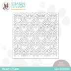 Simon Says Stamp Stencil HEART CHAIN ssst221594