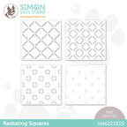 Simon Says Stamp 4 Stencils RADIATING SQUARES ssst221615