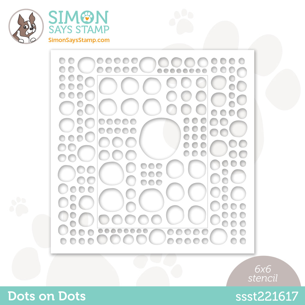 Simon Says Stamp Stencil DOTS ON DOTS ssst221617