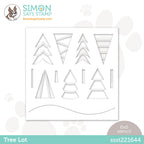Simon Says Stamp Stencil TREE LOT ssst221644