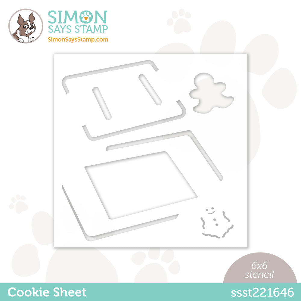 Simon Says Stamp Stencil Gingerbread Man COOKIE SHEET ssst221646 *