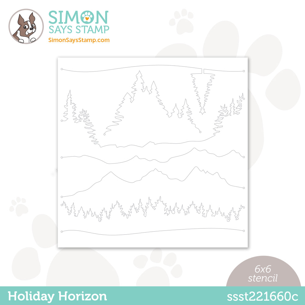 Simon Says Stamp Stencil HORIZON ssst221660c