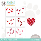 Simon Says Stamp Stencils Modern Heart Quilt ssst221685c Dear Friend