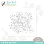 Simon Says Stamp Stencils Summer Bouquet ssst221688 Just A Note