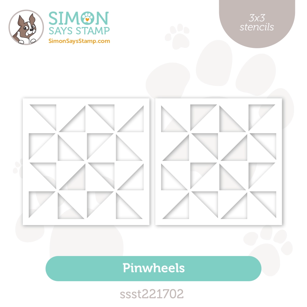 Simon Says Stamp Pinwheels Stencil Set