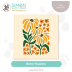 Simon Says Stamp Stencils Retro Flowers ssst221710