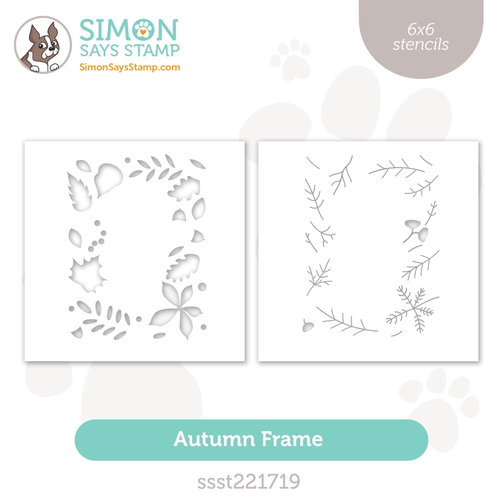 Simon Says Stamp Stencils Autumn Frame ssst221719