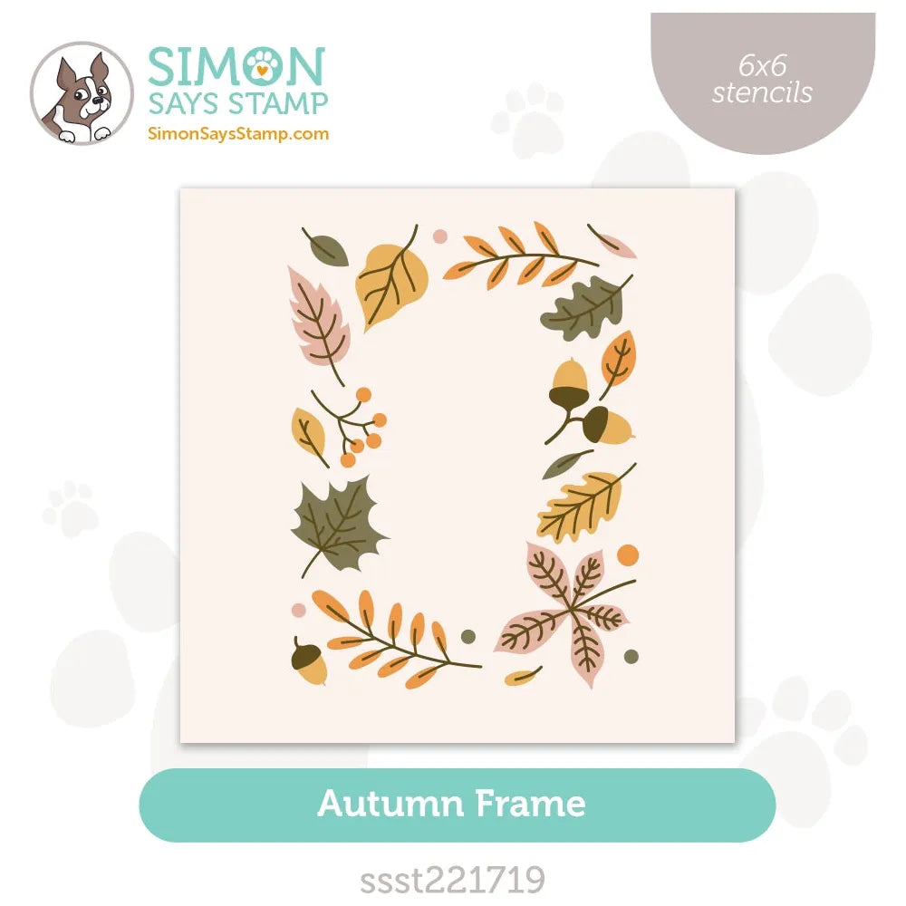 Simon Says Stamp Stencils Autumn Frame ssst221719
