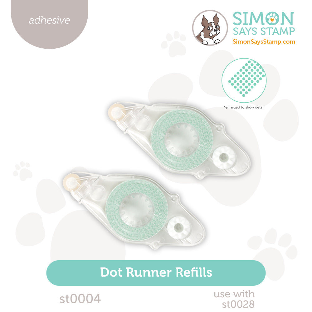 Simon Says Stamp 2 DOT RUNNER REFILLS Adhesive st0004