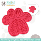 Simon Says Stamp PET PAWSITIVELY EVERYTHING TOOL WATERMELON st0013