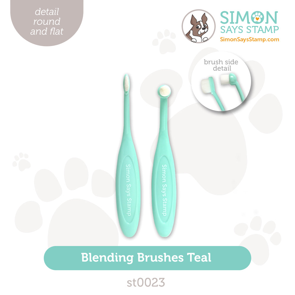 Simon Says Stamp Set of 2 DETAIL BLENDING BRUSHES st0023