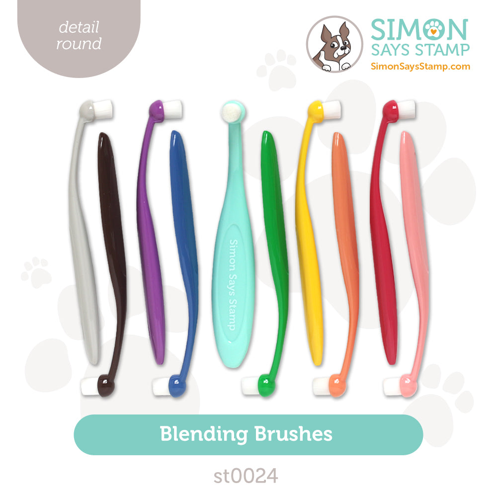 Simon Says Stamp DETAIL ROUND BLENDING BRUSHES st0024