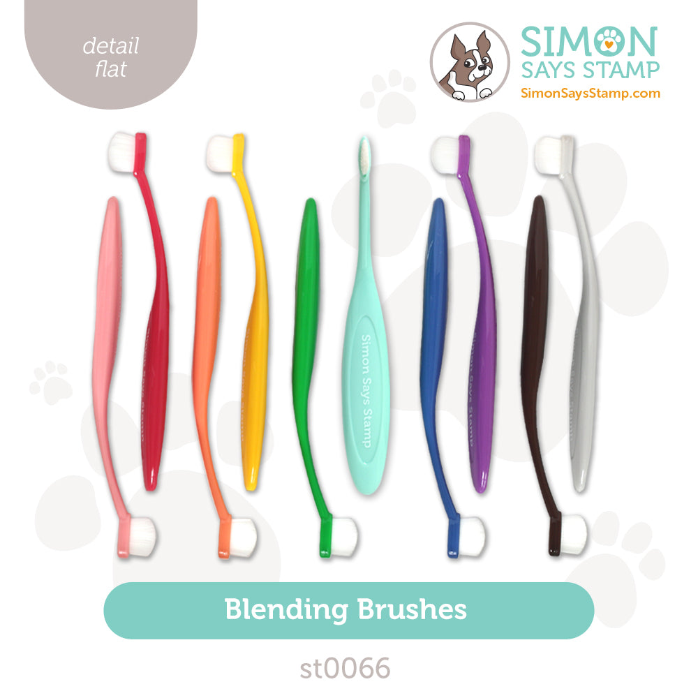 Simon Says Stamp DETAIL FLAT BLENDING BRUSHES st0066