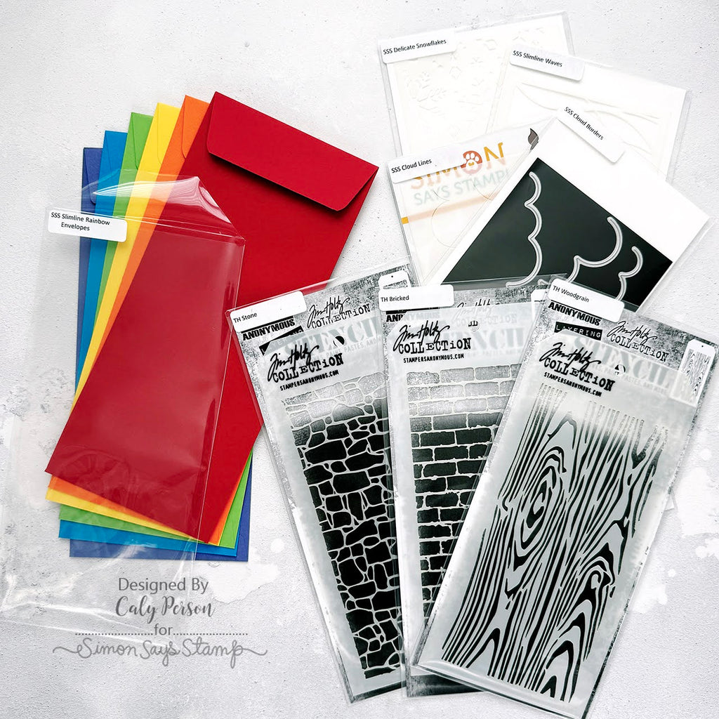 Simon Says Stamp 9.5 x 4.5 Clear Storage Sleeves 50 Pack st0074 