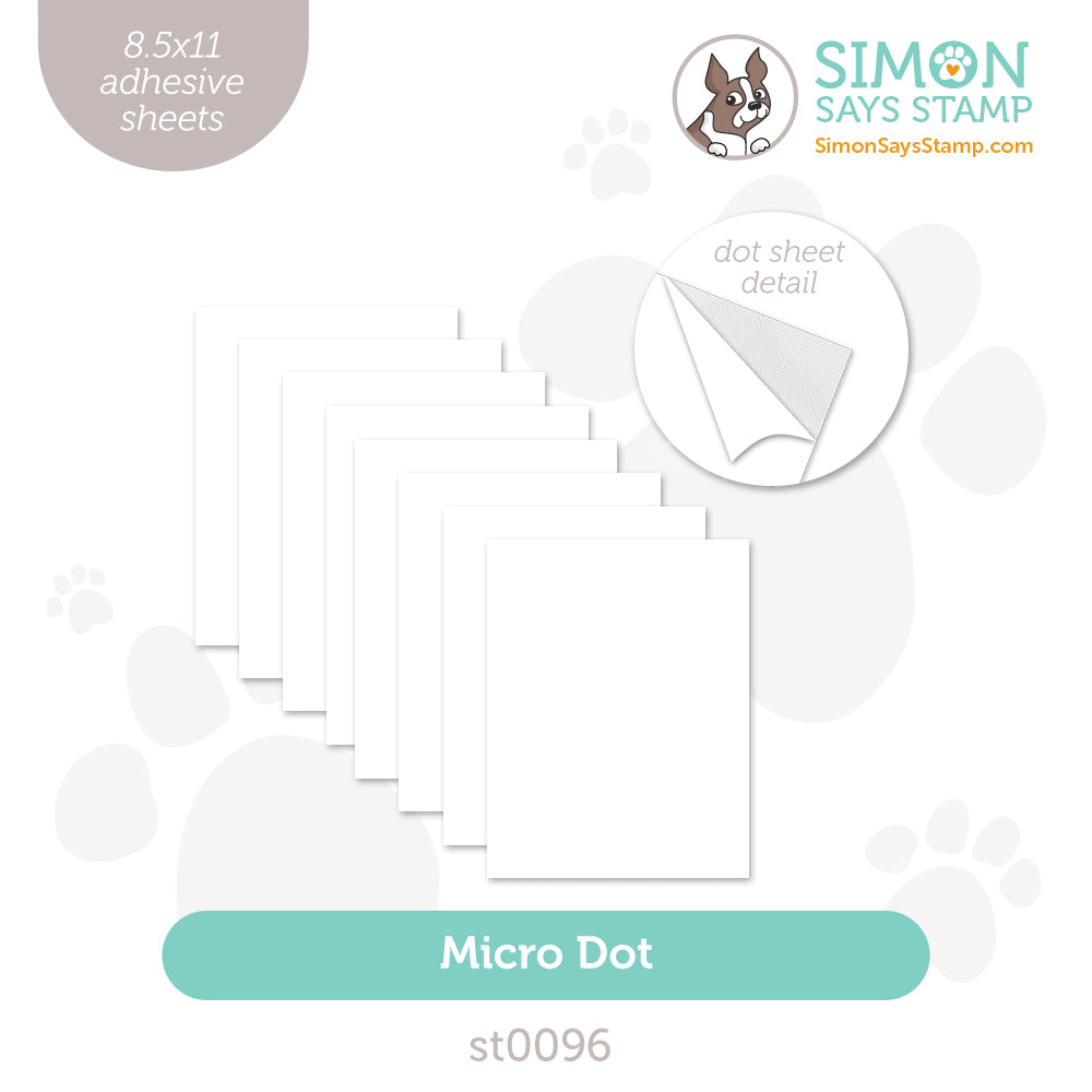 Simon Says Stamp MICRO DOT SHEETS Adhesive st0096