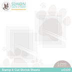 Simon Says Stamp SHRINK SHEETS Stamp and Cut st0109