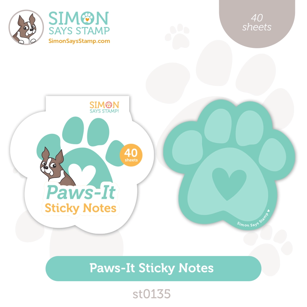 Simon Says Stamp Paws It Sticky Notes st0135 Dear Friend