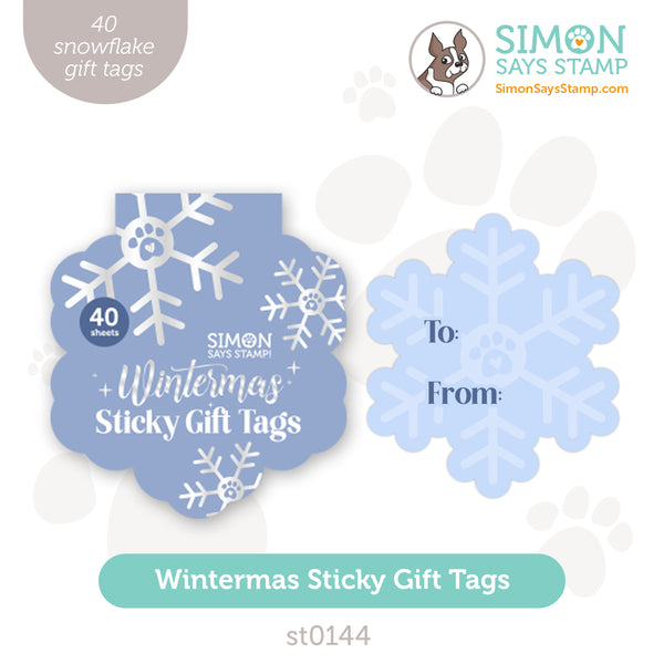 Snowflake Gift Tags Self Stick Gift Tag Labels Christmas TO/FROM Stickers