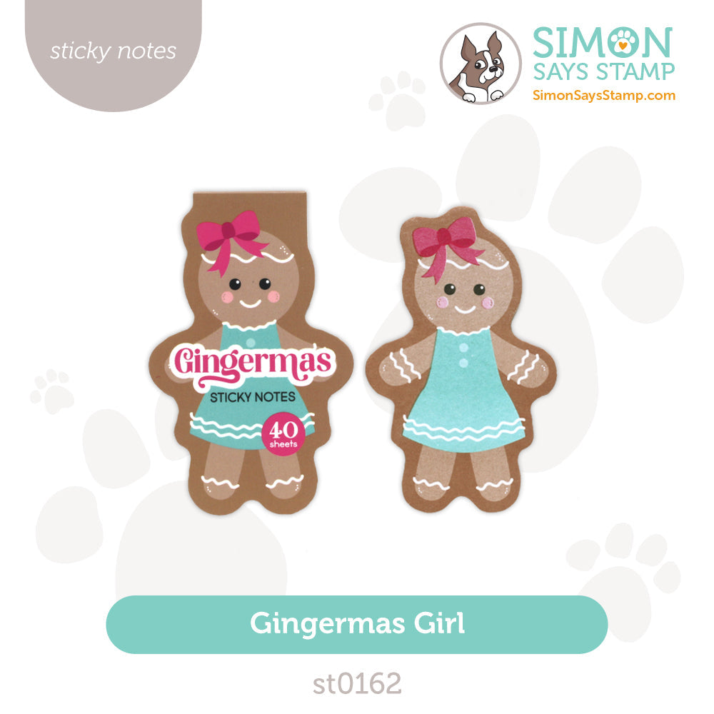 Simon Says Stamp Gingermas Sticky Notes st0162