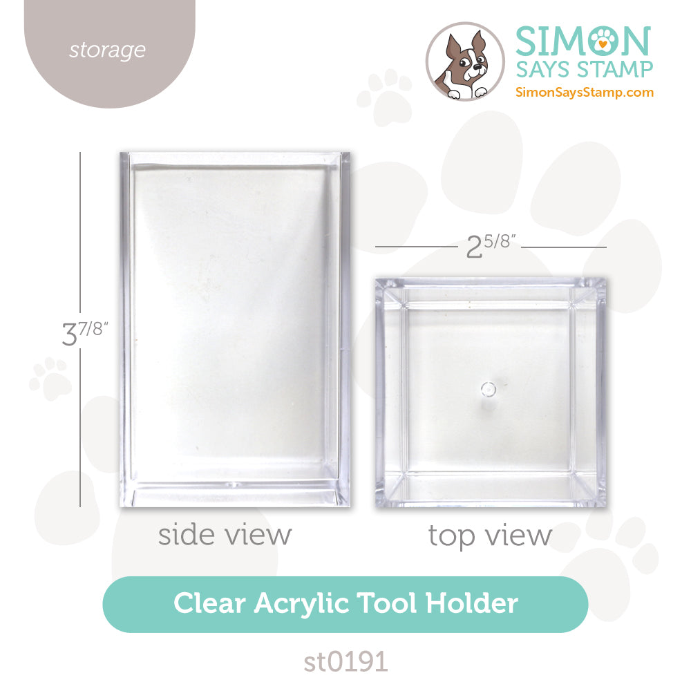 Simon Says Stamp Clear Acrylic Tool Holder st0191