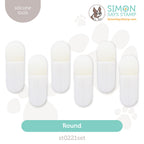 Simon Says Stamp Mini Silicone Applicator Tools Bundle of 6 Round st0221set