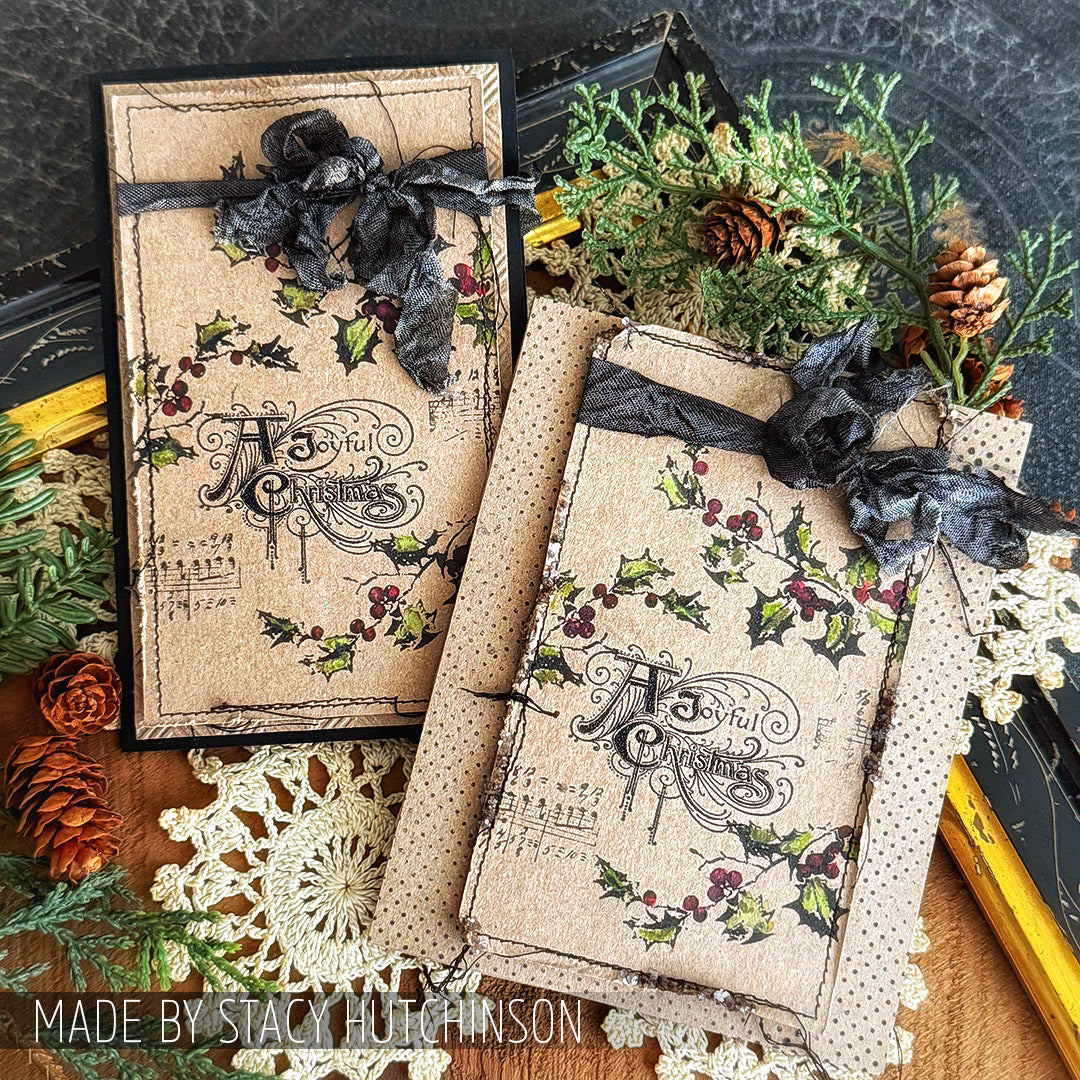 Tim Holtz Cling Rubber Stamps MINI HOLIDAYS 4 CMS142