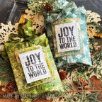 Tim Holtz Clear Stamps and Stencil Bold Tidings, Flurries and Gatherings thmm133