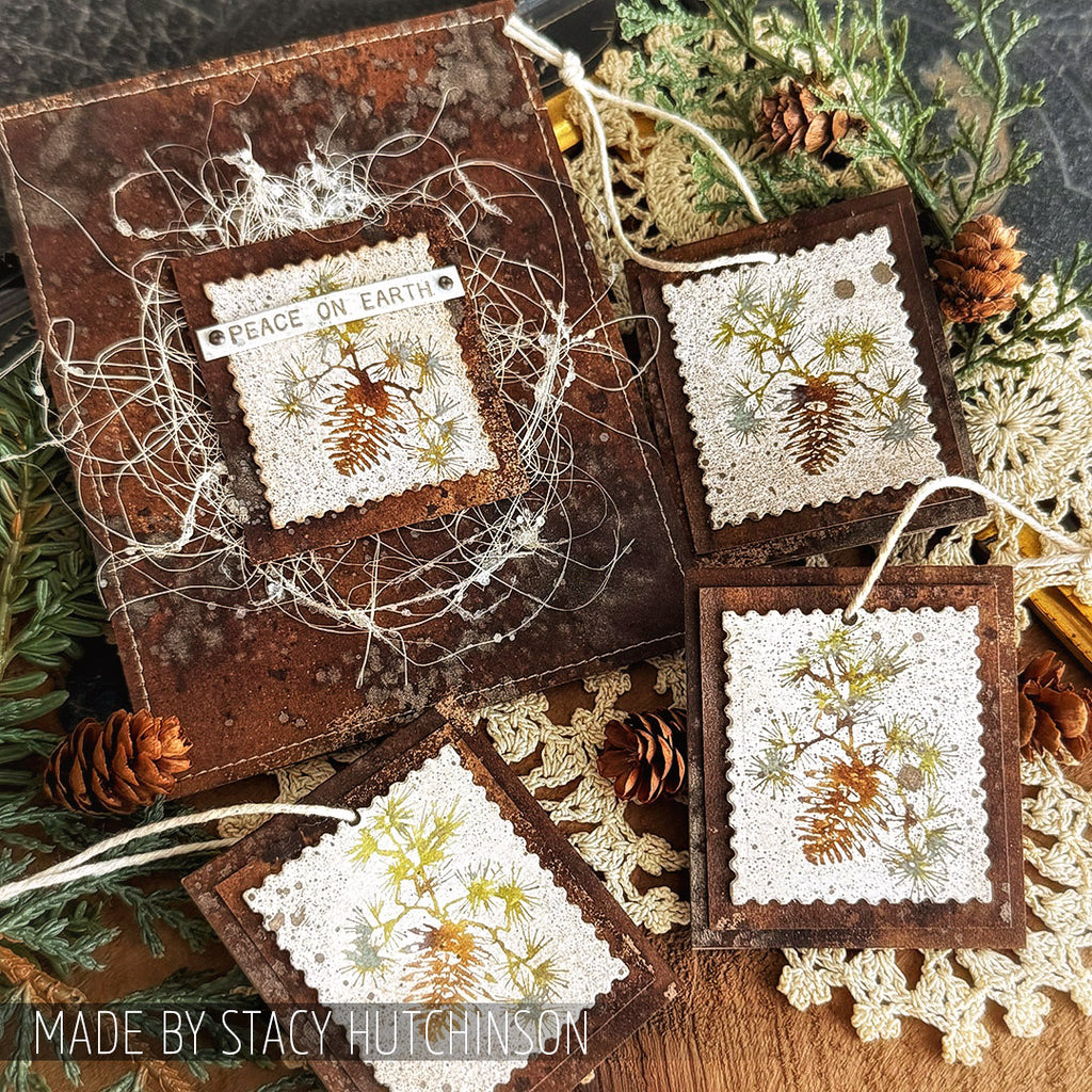 Tim Holtz Cling Rubber Stamps Mini Holidays 3 cms114