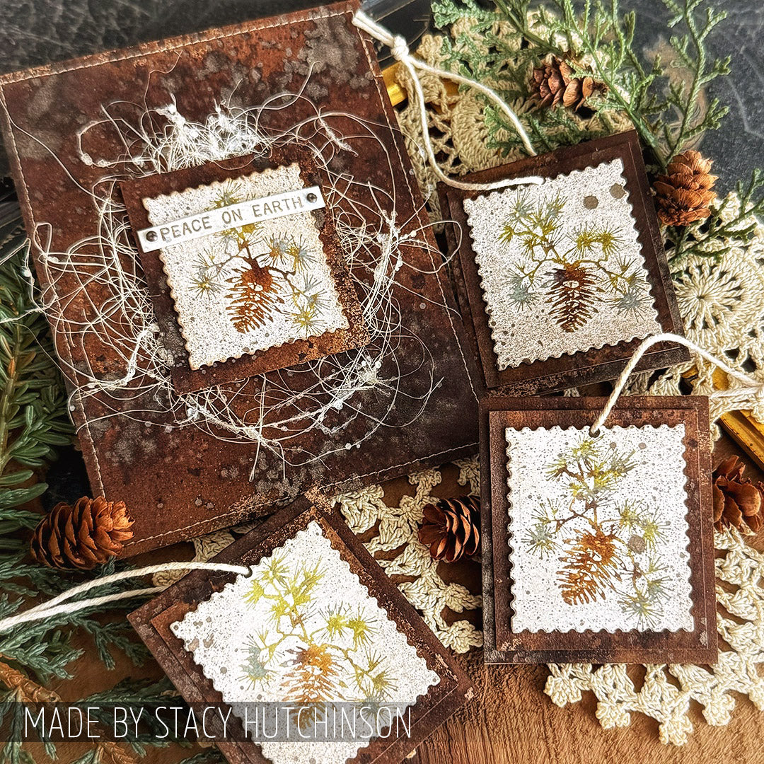 Tim Holtz Cling Rubber Stamps Mini Holidays 3 cms114