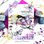 Simon Says Clear Stamps Artsy Butterflies 2417ssc Congrats Card