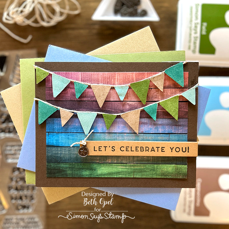 Simon Says Clear Stamps Put Your Party Hats On sss202733c Birthday Card | color-code:ALT10