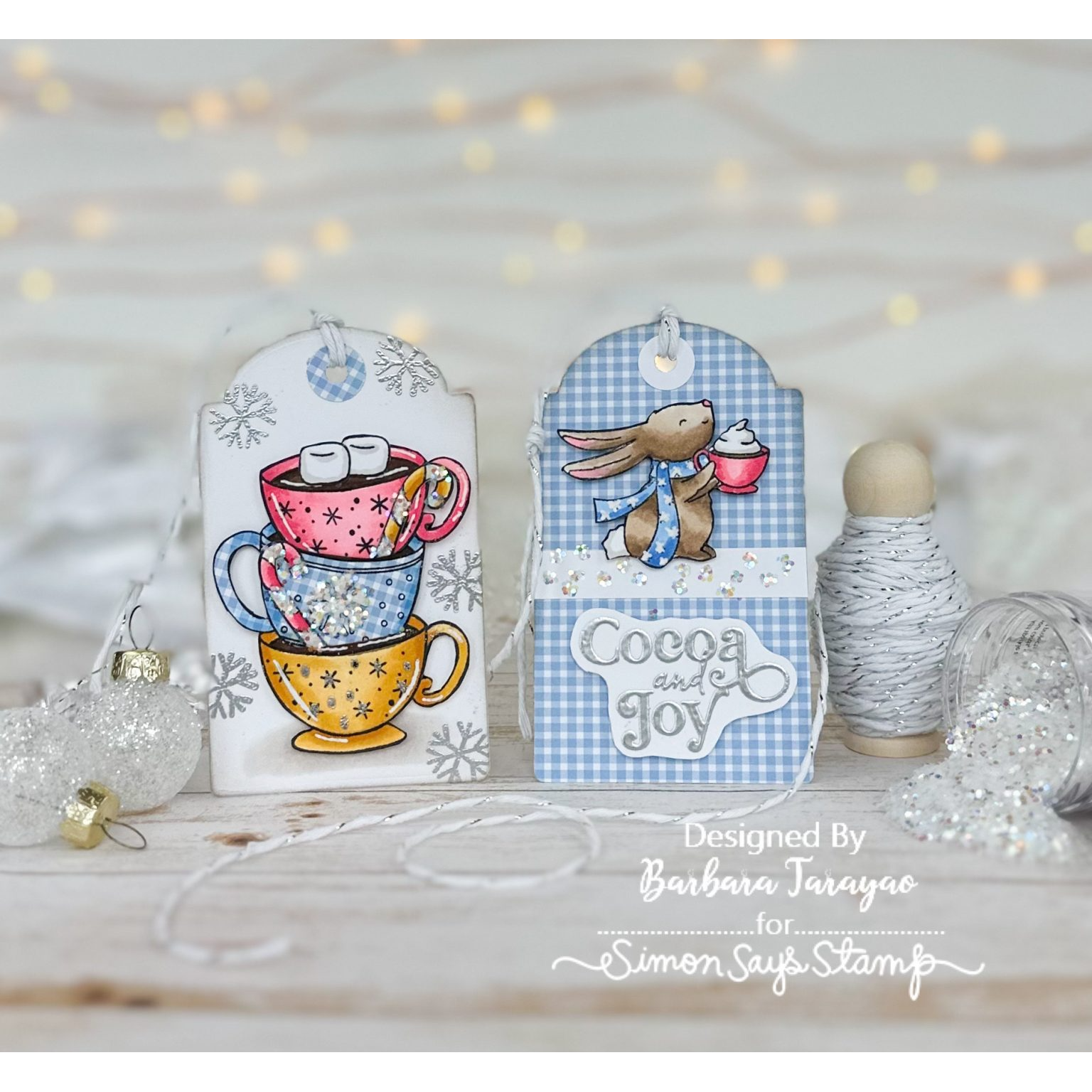 Simon Says Clear Stamps Cocoa And Joy sss202796c Holiday Tags | color-code:ALT09