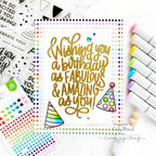 Simon Says Clear Stamps Put Your Party Hats On sss202733c Birthday Card | color-code:ALT06