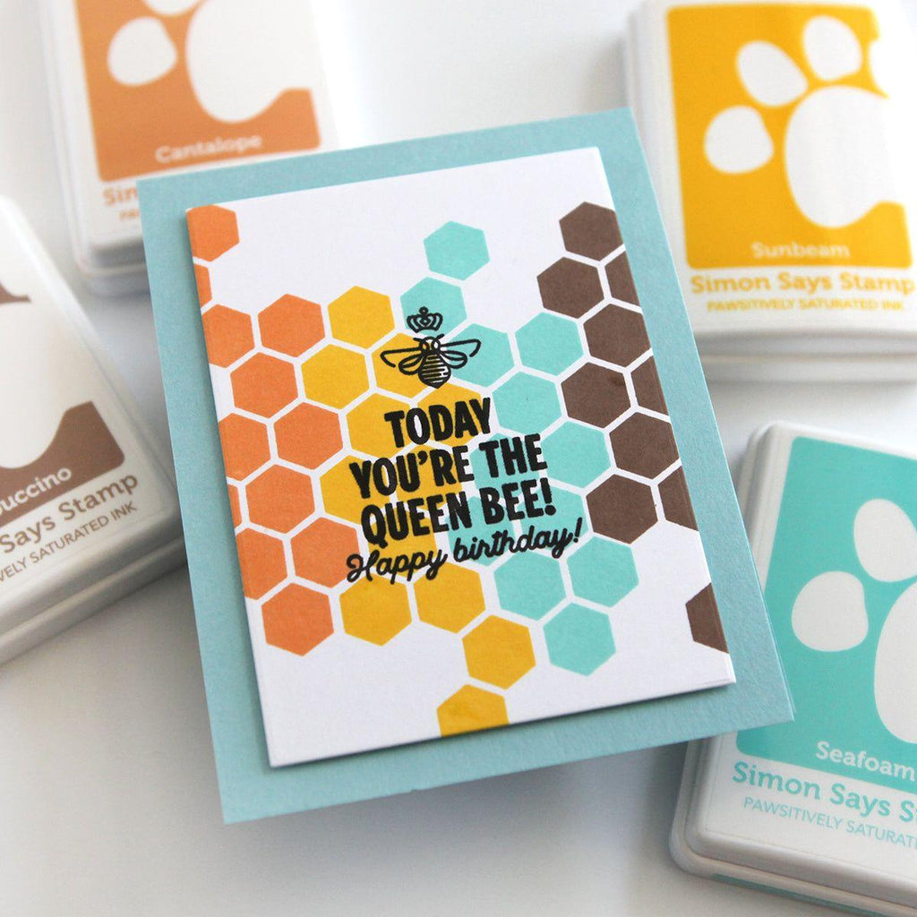 Simon Says Clear Stamp Bee Happy sss202732c Birthday Card | color-code:ALT03