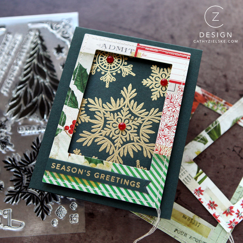 Simon Says Clear Stamps Making Spirits Bright 2004ssc Christmas Card | color-code:ALT03