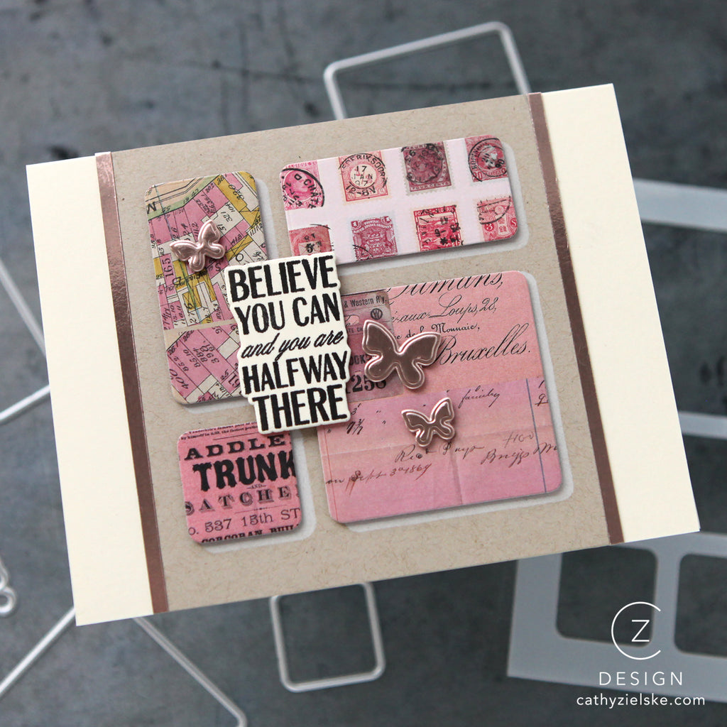 Simon Says Clear Stamps Be Your Beautiful Self 2386ssc Encouragement Card | color-code:ALT04
